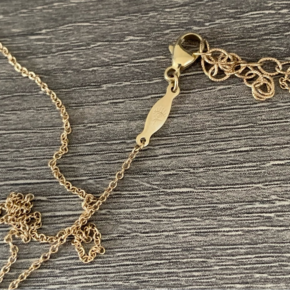 Jacquie Aiche 1 Diamond Bezel Bodychain 14K Gold Solid Regular Low Fit - Picture 9 of 10